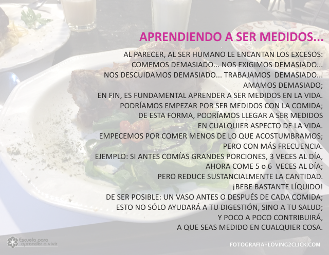 Aprendiendo a ser medidos  Octubre 29 de 2009